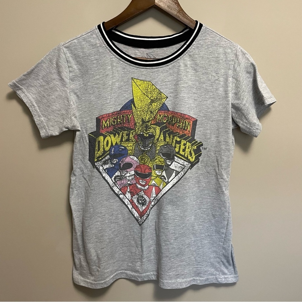Mighty Morphin Power Rangers T-Shirt Youth M or Women XS